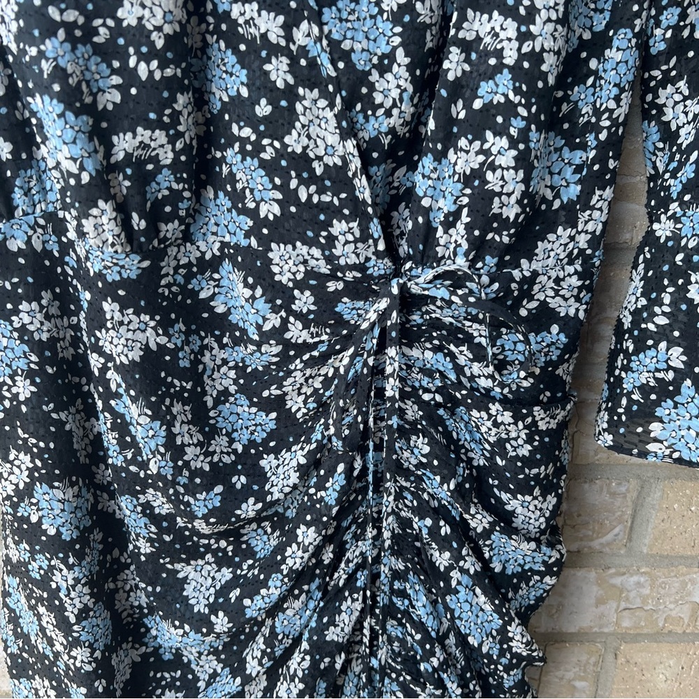 Veronica Beard Sean floral jacquard silk minidress - Picture 4 of 7